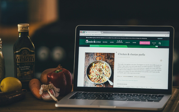 Why is finding a recipe online such a mission?